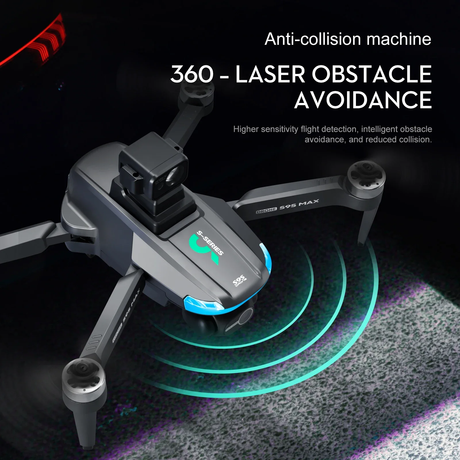 YENI S9S MAX MINI Drone 4K 2 E - Drone Gimbal incelemesi ve fiyatı