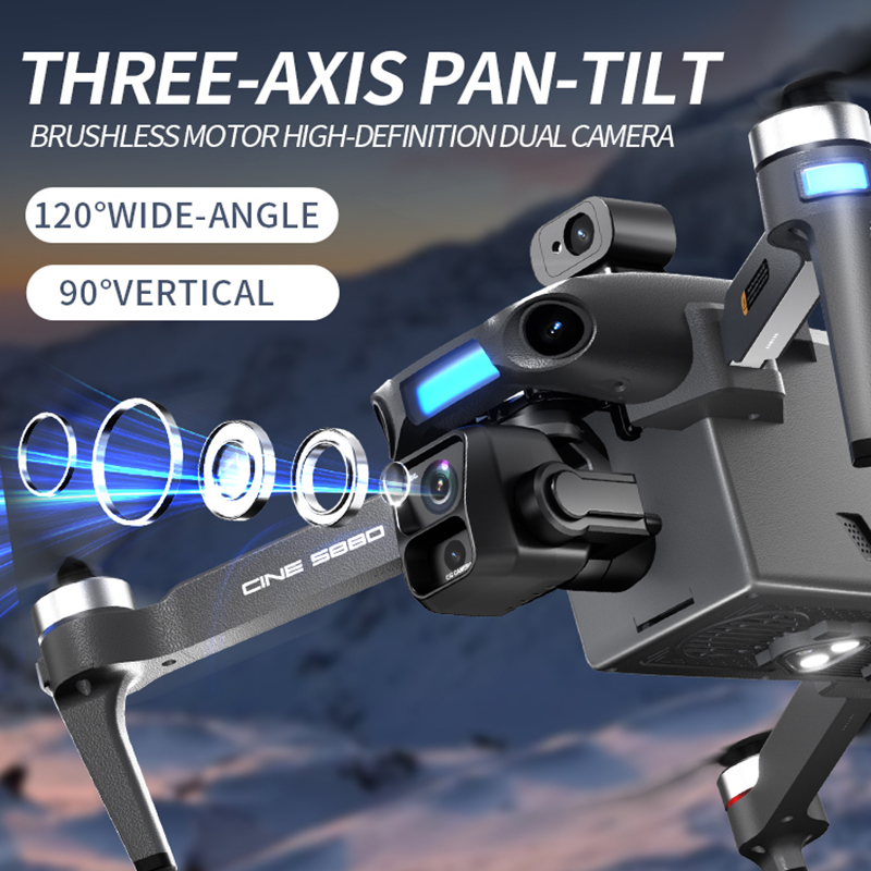 2026 Yeni 8K Çift Kameralı Dro - Drone Gimbal incelemesi ve fiyatı