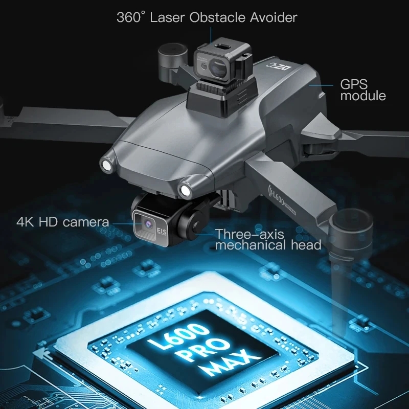 L600 PRO MAX GPS Drone Profesy - Drone Gimbal incelemesi ve fiyatı