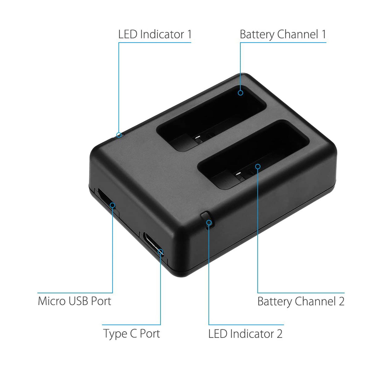 GOPRO Hero 5 Şarj Cihazı AHDBT - Drone Battery incelemesi ve fiyatı
